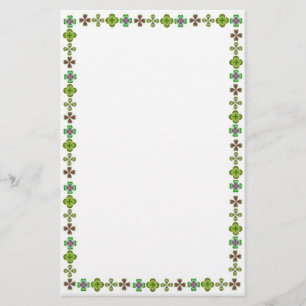 Irish Shamrock Elegance Stationery
