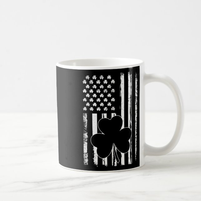Irish Shamrock Flag St Patricks Day  Coffee Mug (Right)