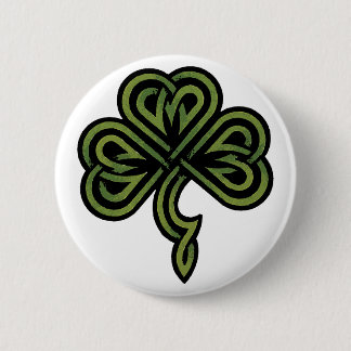 Irish Shamrock Gift 6 Cm Round Badge