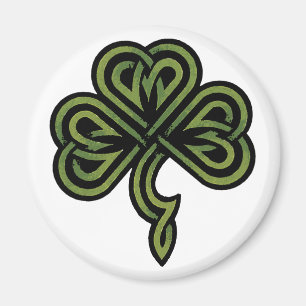 Irish Shamrock Gift Magnet