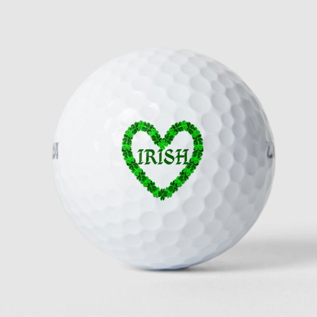 Irish Shamrock  Golf Balls (Front)