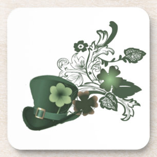 Irish Shamrock Hat Coaster