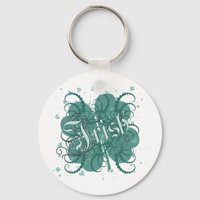 Irish Shamrock Key Ring (Front)