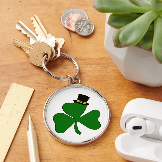 Irish Shamrock  Key Ring (Desk)