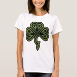 Irish Shamrock Ladies T-Shirt<br><div class="desc">saint patricks day, st patricks, patty o furniture, patio, furniture, green, irish, ireland, shamrock, st patricks day, st, paddy, saint, paddy, luck, funny, humour, joke, humour, silly, wearing of the green, march 17, happy, holiday, celebrate, celebration, party, drinking, drink, beer, parade, st, patrick, st patricks day gifts, irish, gifts, st...</div>