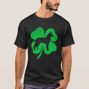 Irish Shamrock Leaf Belgian Malinois St Patricks D T-Shirt