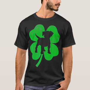 Irish Shamrock Leaf Jack Russell Terrier St T-Shirt