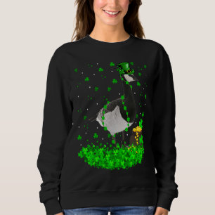 Irish Shamrock Leprechaun Goose Bird St Patrick's Sweatshirt