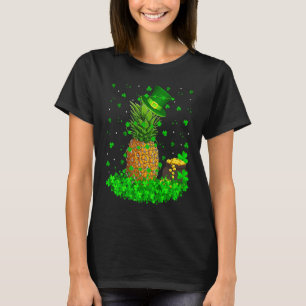 Irish Shamrock Leprechaun Pineapple St Patrick's D T-Shirt