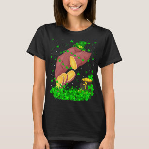 Irish Shamrock Leprechaun Sweet Potato St Patrick' T-Shirt