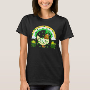 Irish Shamrock Magical Rainbow Chicken St Patricks T-Shirt