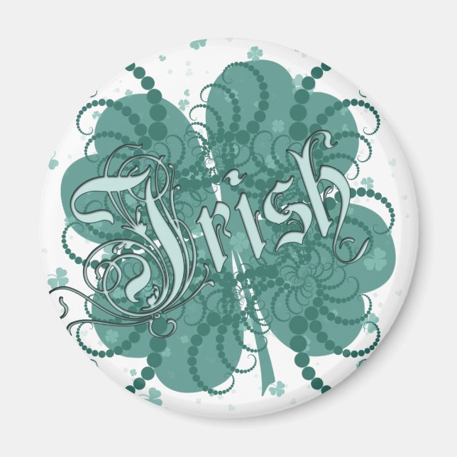 Irish Shamrock Magnet (Front)