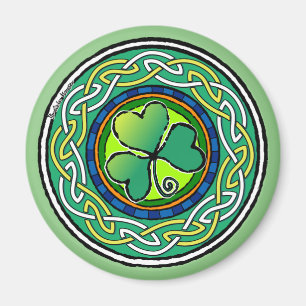 Irish shamrock magnet