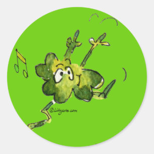Irish Shamrock n Roll 06 Sticker