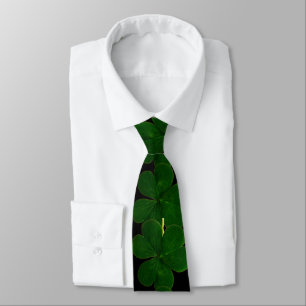 Irish Shamrock Pattern St Patrick's' Day Holiday Tie