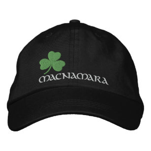 Irish Shamrock Personalised Embroidered Hat