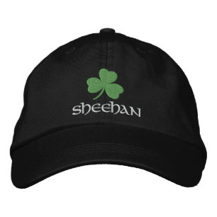 Irish Shamrock Personalised Embroidered Hat