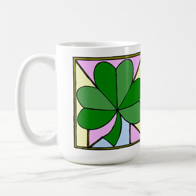 IRISH SHAMROCK -ST.PATRICK'S DAY COFFEE MUG (Left)