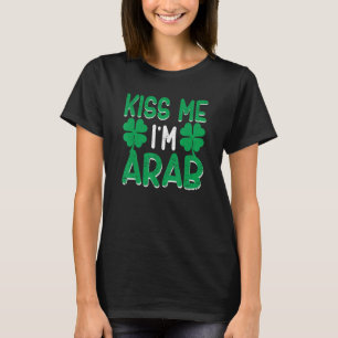 Irish Shamrock St Patricks Day Drinking UAE Kiss M T-Shirt