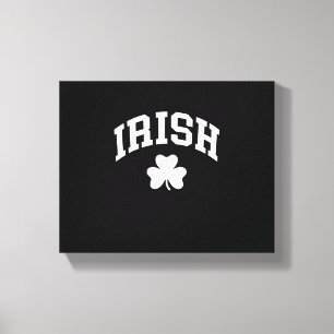 Irish Shamrock St Patricks Day Ireland Pride Irish Canvas Print