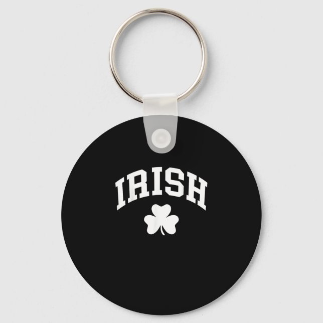 Irish Shamrock St Patricks Day Ireland Pride Irish Key Ring (Front)