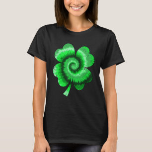 Irish Shamrock Tie Dye Happy St Patrick's Day Go L T-Shirt