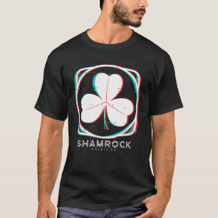 Irish Shamrockes Mask For Halloween St. Patrick's T-Shirt