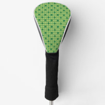 Irish Shamrocks Golf Head Cover