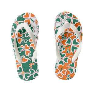 Irish Shamrocks Kid's Jandals