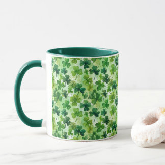 Irish Shamrocks St. Patrick's Day Mug