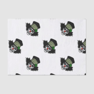 Irish Skeleton Clown Tissue Paper