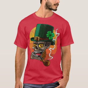 Irish Skeleton Leprechaun St Patricks Day T-Shirt