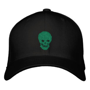 Irish Skull Embroidered Hat