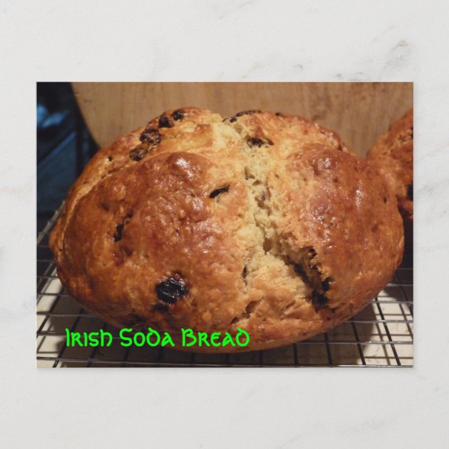 Irish Soda Bread Recipe Post Card (Front)