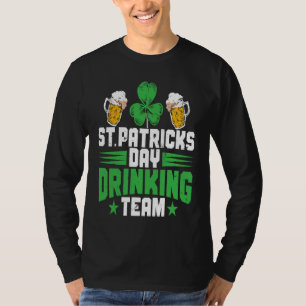 Irish St Patrick's Day Drinking Team Shamrock C T-Shirt
