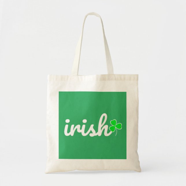 Irish St. Patrick's Day Tote Bag (Front)