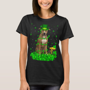 Irish Staffordshire Bull Terrier Dog St Patrick's T-Shirt