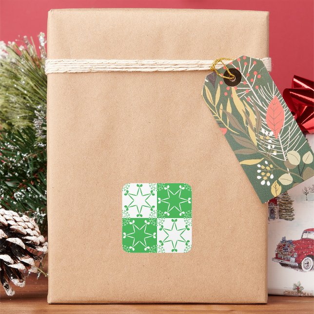 Irish Stars Square Sticker (Creator Uploaded)