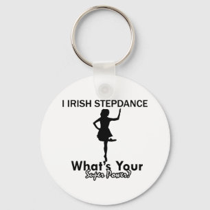 irish Step dance designs Key Ring