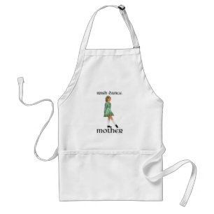 Irish Step Dance Mother - Green Standard Apron