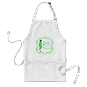 Irish Step Dance Mother - Green Standard Apron