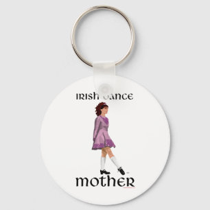 Irish Step Dance Mother - Mauve Key Ring