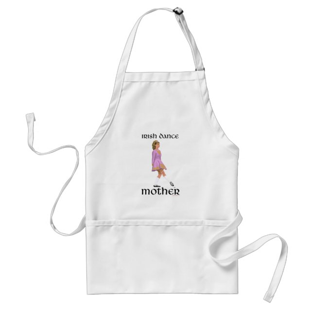 Irish Step Dance Mother - Pink Standard Apron (Front)