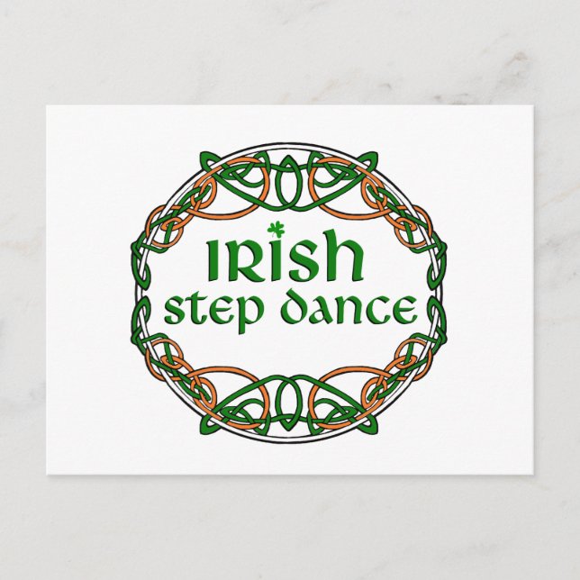 Irish Step Dance Postcard (Front)