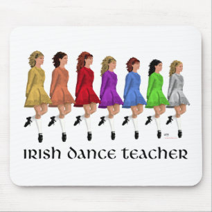 Irish Step Dance Teacher - Rainbow Mouse Pad