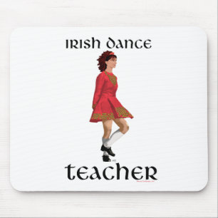 Irish Step Dance Teacher - Red Mouse Pad