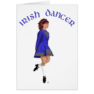 Irish Step Dancer - Blue