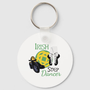 Irish Step Dancer Key Ring