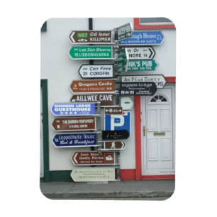 Irish Street Signs Magnet