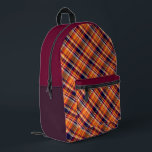 'Irish Tartan' Pattern Backpack<br><div class="desc">- Multi-Color 'Irish Tartan' Pattern (multi-layered) Celtic Design Backpack.</div>